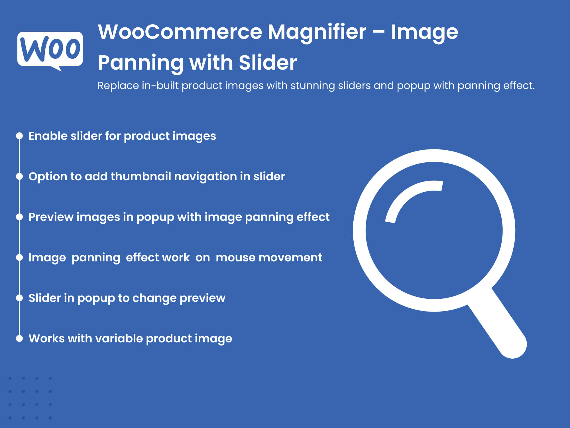 WooCommerce Magnifier – Image Panning with Slider